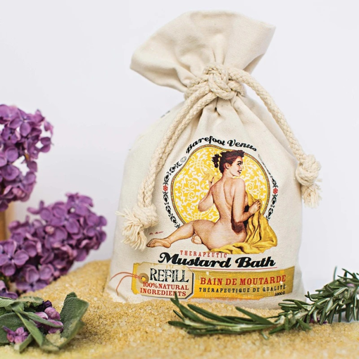 Picture of BAREFOOT VENUS MUSTARD BATH THERAPY - REFILL 1000G